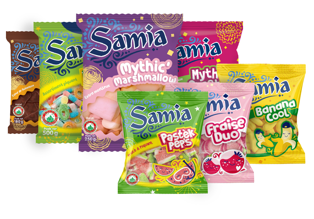 Samia Assortiment de Bonbons Halal 1Kg 