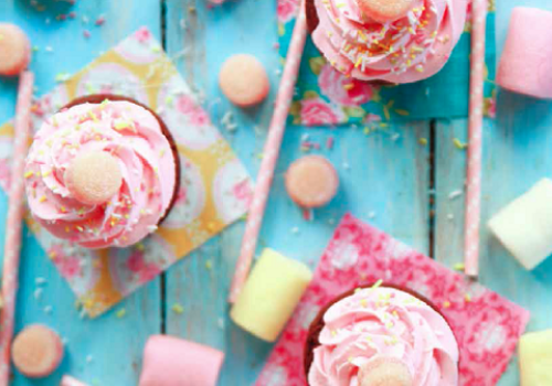 Cupcake à la fraise